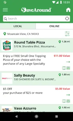 SaveAround Deals android App screenshot 2